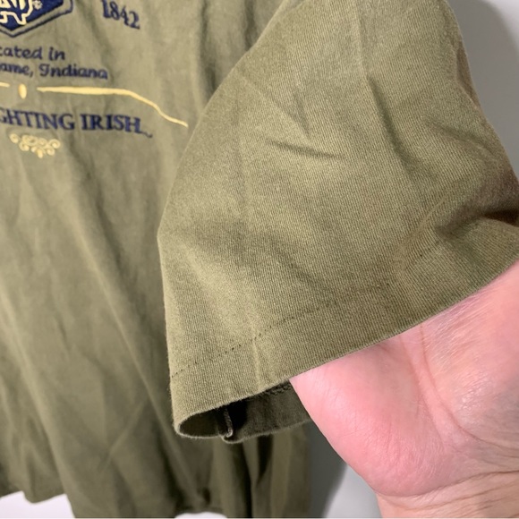 Vintage Crable Sportswear University of Notre Dame Embroidered T-Shirt - Picture 5 of 11